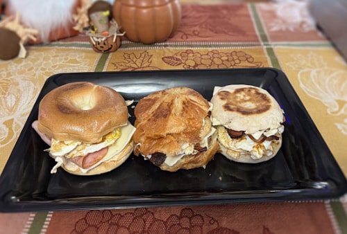 breakfast sandwiches