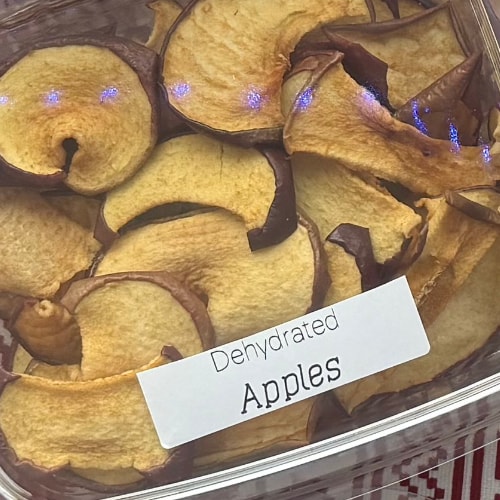 dehydrated apples