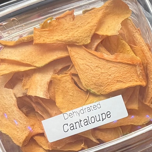 dehydrated cantaloupe